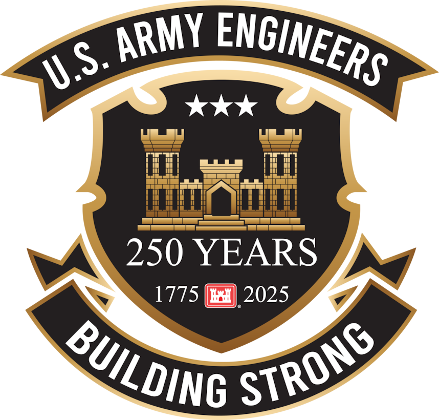 U.S. Army Corps of Engineers 250th Logo