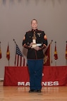U.S. Marine Corps Sgt. Bryce Flynn, the honor graduate with Marine Corps Recruiting Command poses for a photo at the Basic Recruiter’s Course 1-25 graduation at Marine Corps Recruit Depot San Diego, California, Dec. 13, 2024. The mission of the BRC is to provide staff noncommissioned officers and noncommissioned officers the basic skills and knowledge in order to successfully inform young men and women about the opportunities and career paths the Marine Corps has to offer. (U.S. Marine Corps photo by Lance Cpl. Janell B. Alvarez)