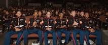 U.S. Marines with Marine Corps Recruiting Command view the Basic Recruiter’s Course 1-25 graduation at Marine Corps Recruit Depot San Diego, California, Dec. 13, 2024. The mission of the BRC is to provide staff noncommissioned officers and noncommissioned officers the basic skills and knowledge in order to successfully inform young men and women about the opportunities and career paths the Marine Corps has to offer. (U.S. Marine Corps photo by Lance Cpl. Janell B. Alvarez)