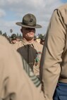 U.S. Marine Corps Drill Instructor, Staff Sgt. Barry Clayton with Charlie Company, 1st Recruit Training Battalion, is presented with a Navy and Marine Corps Achievement Medal at Marine Corps Recruit Depot San Diego, California, Dec. 13, 2024. A NAM is given to members of the U.S. Navy and Marine Corps for meritorious service or achievement. Delacruz and Clayton received a NAM for exemplifying unrivaled courage and extraordinary presence of mind when confronting a life-threatening emergency. The words “drill instructor, drill instructor, drill instructor” were called and Delacruz and Clayton sprang into action to save a fourteen-month-old infant who was unconscious and not breathing. Providing CPR and proper throat sweeping techniques they successfully dislodged the obstruction and the infant regained consciousness. Likely saving baby Aisla’s life.  The family of the infant was onsite during the ceremony and presented the awards. The Marine Corps has served the Nation honorably for 250 years. Marines embody the uncompromising standards and characteristics of honor, courage and commitment.