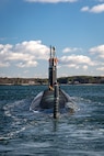 The Virginia-class attack submarine USS Texas (SSN 775) departs Portsmouth Naval Shipyard to conduct sea trials after receiving critical repairs and system upgrades vital to extending the submarine’s service life and ensuring the Navy’s long-term fleet readiness.