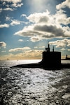 KITTERY, Maine (Dec. 6, 2024) — The Virginia-class attack submarine USS Texas (SSN 775) departs Portsmouth Naval Shipyard to conduct sea trials after receiving critical repairs and system upgrades vital to extending the submarine’s service life and ensuring the Navy’s long-term fleet readiness. As America’s leader for attack submarine maintenance, repair, and modernization, PNSY is enhancing critical warfighting capabilities by safely delivering first time quality service, on-budget, on time to the fleet and helping enable warfighters to be battle-ready when called upon. (US Navy photo by Branden Bourque)