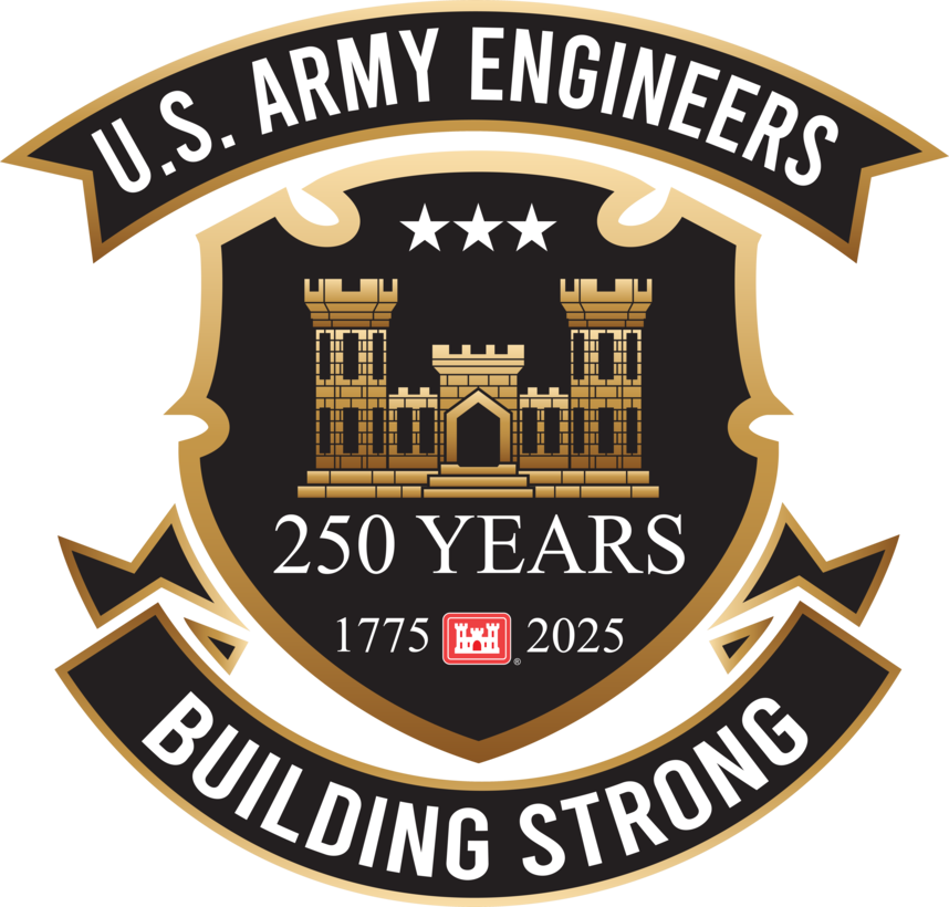 U.S. Army Corps of Engineers 250th Logo