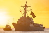 The Arleigh Burke-class guided-missile destroyer USS Bulkeley (DDG 84) returned to Rota, Spain, Dec. 20, 2023, after a five-and-a-half-month patrol in the U.S. 6th Fleet area of operations.