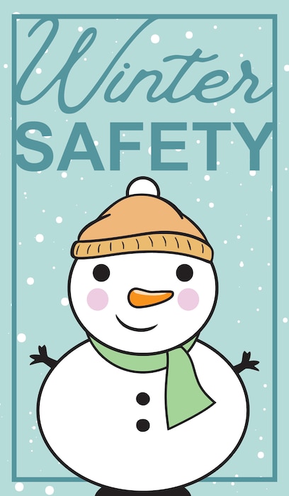 Members of the Arnold Air Force Base Fire and Emergency Services team at Arnold AFB, Tenn., are urging base colleagues to be aware of fire and safety risks throughout the upcoming holidays and winter season. (U.S. Air Force graphic by Brooke Brumley)