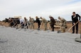 Maj. Gen. Hal Lamberton, the Adjutant General for Kentucky, was joined by Kentucky Guard leaders and local government representatives and project supervisors, as they broke ground on the new new multi-purpose machine gun range on Wendell H. Ford Regional Training Center Dec, 13, 2024.