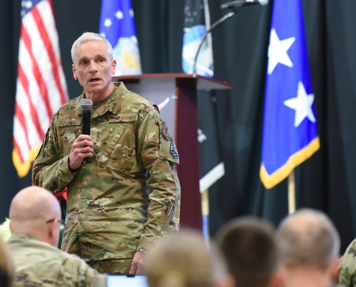 Image of an Airman speaking.