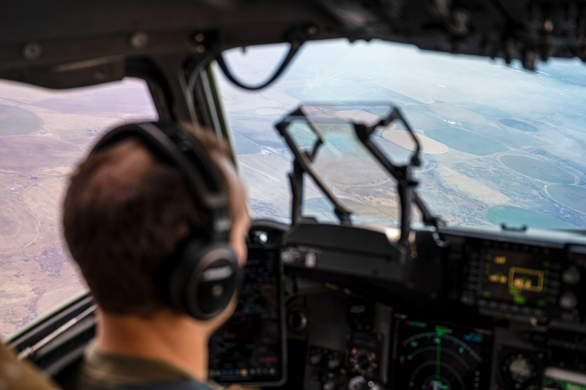 U.S. Air Force Airmen from the 8th Airlift Squadron and Army Soldiers from the 2nd Ranger Battalion conducted Joint Precision Airdrop System training near Yakima, Washington, Dec. 12, 2024.