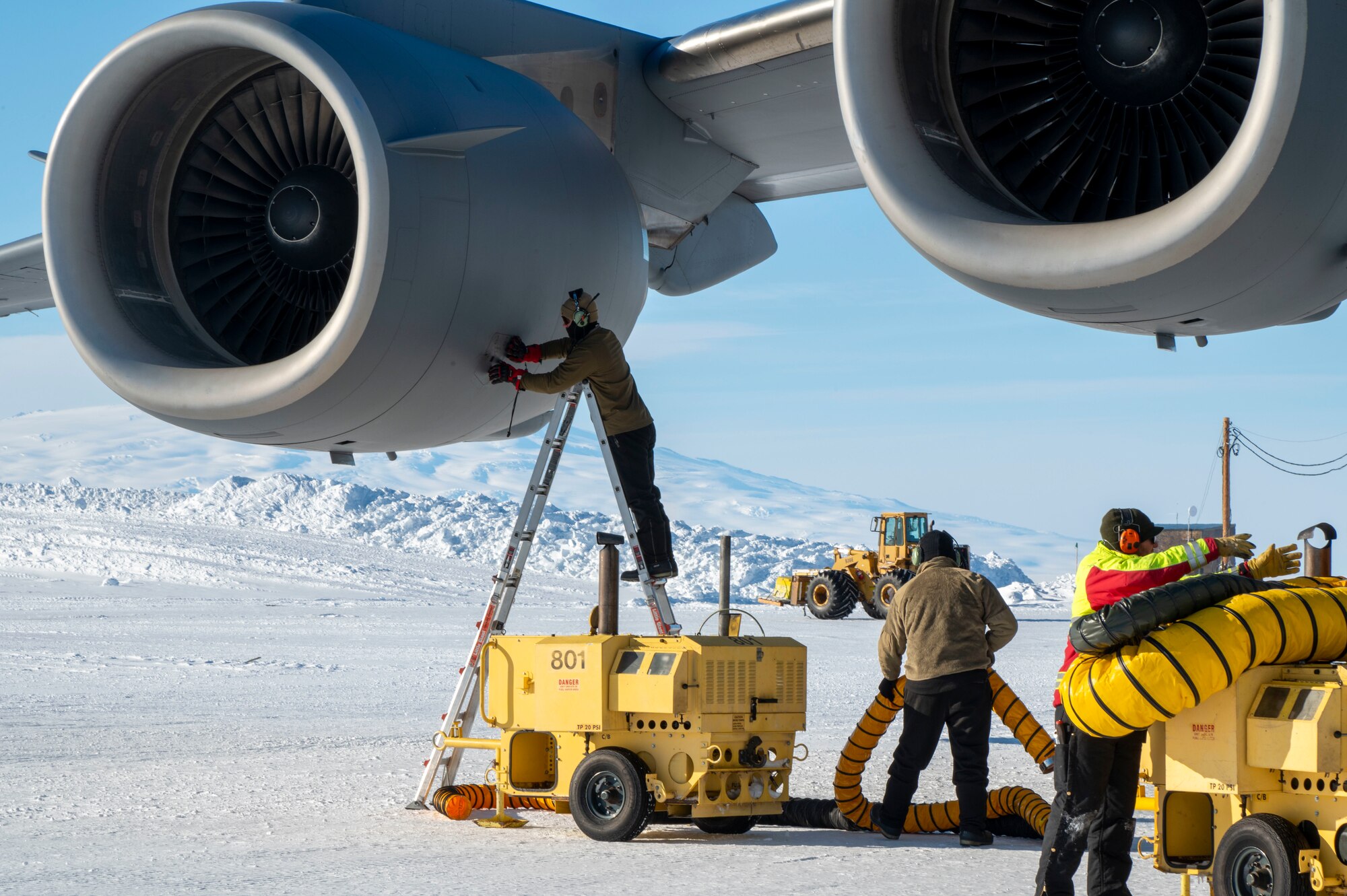 U.S. Air Force Airmen with the 62d Airlift Wing, and 446th Airlift Wing perform the important peacetime mission tasks of Operation Deep Freeze at Phoenix Airfield, Antarctica, throughout the year. From flying crew, pilots, and loadmasters, the aircrews that fly down to Christchurch, New Zealand form the 304th Expeditionary Airlift Squadron.