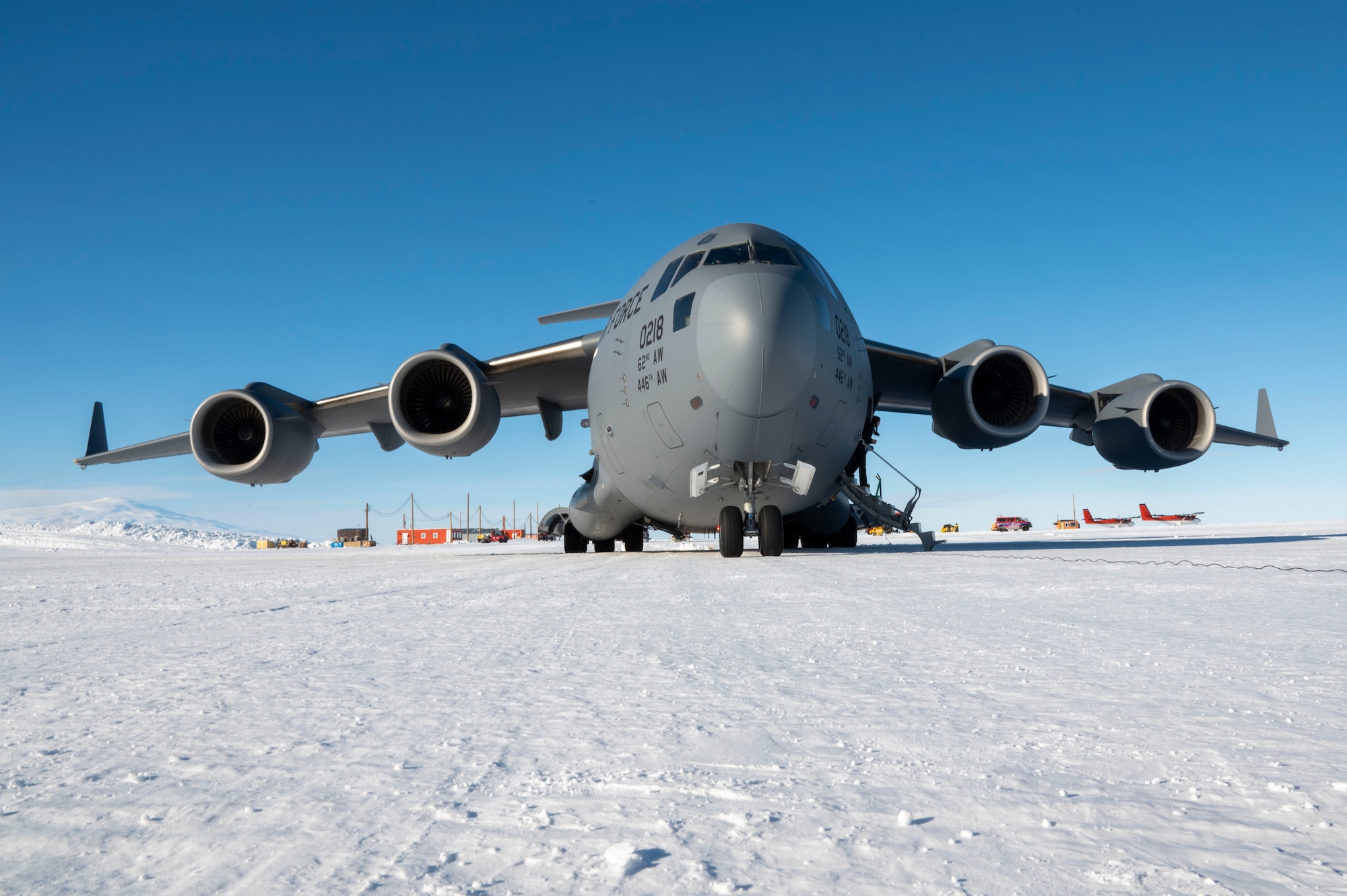 U.S. Air Force Airmen with the 62d Airlift Wing, and 446th Airlift Wing perform the important peacetime mission tasks of Operation Deep Freeze at Phoenix Airfield, Antarctica, throughout the year. From flying crew, pilots, and loadmasters, the aircrews that fly down to Christchurch, New Zealand form the 304th Expeditionary Airlift Squadron.