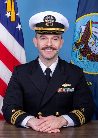 Lt. Cmdr. Juan Felipe Quintero-Moreno, Officer in Charge, Naval Computer and Telecommunications Area Master Station (NCTAMS) Pacific Detachment Puget Sound