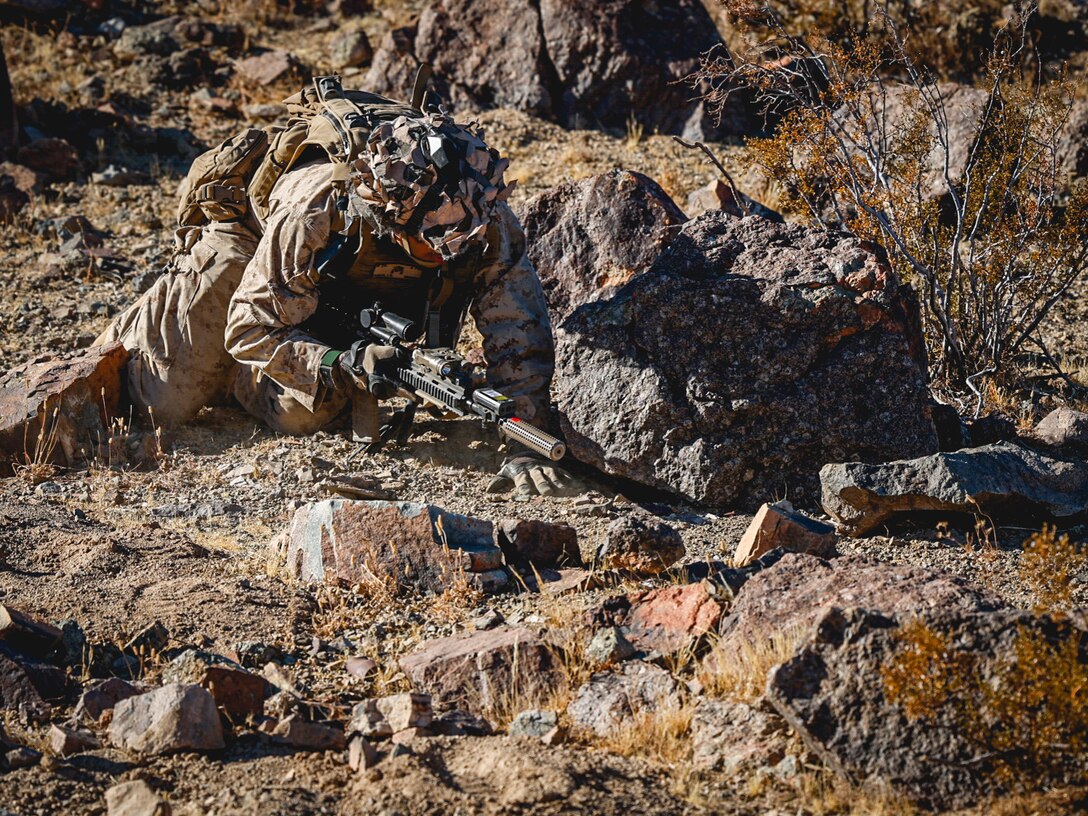 U.S. Marines with 2nd Battalion, 23rd Marine Regiment, conduct a company supported urban attack during training for upcoming deployment