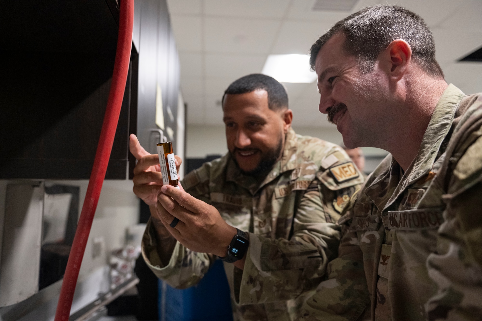 Airmen show leadership their jobs.