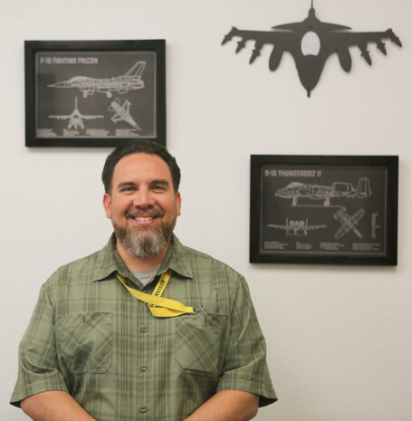 Ogden Air Logistics Complex recognizes Jacob Lozano, planning chief in the 576th Aerospace Maintenance and Regeneration Squadron at the 309th Aerospace Maintenance and Regeneration Group (AMARG – America’s National Airpower Reservoir) in Tucson, Arizona.  (US Air Force photo by Rebeca Palm)