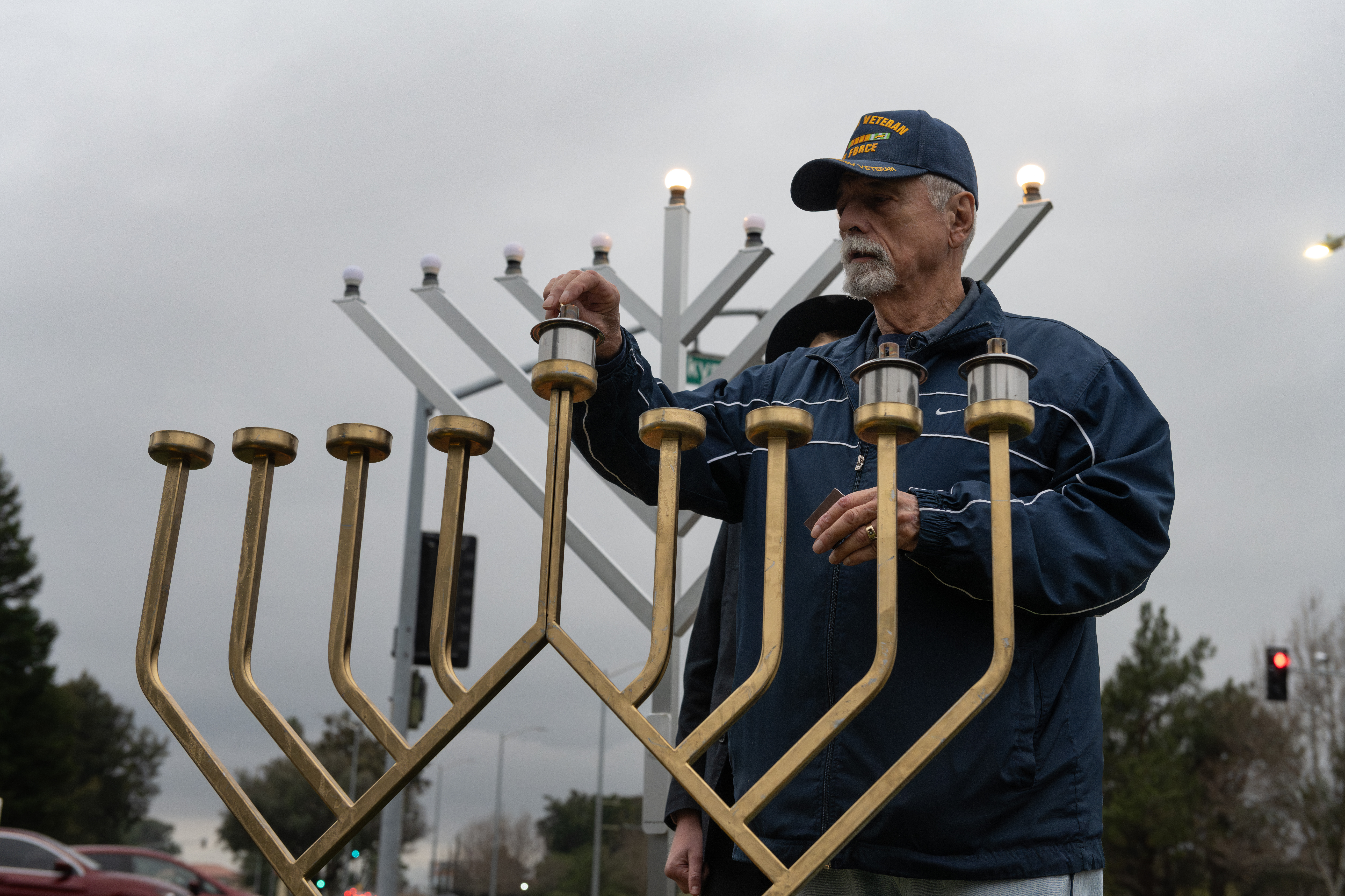 Team Travis celebrates Hanukkah with menorah lighting ceremony > Travis Air  Force Base > Display