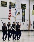 JROTC Students compete in the drill competition at Carver Military Academy in Chicago.