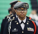 JROTC Students compete in the drill competition at Carver Military Academy in Chicago.