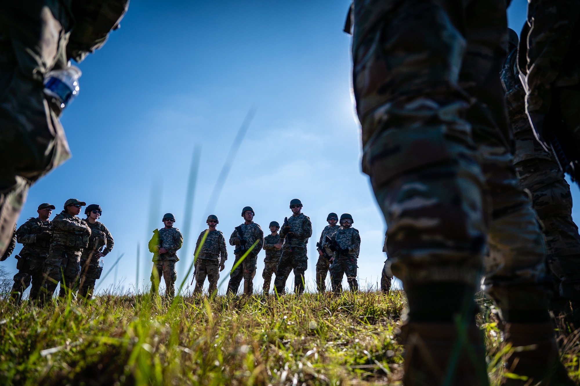 Citizen Airmen from the 932nd Airlift Wing participate in critical readiness training led by the 932nd Security Forces Squadron November 14 – 16, 2024, at Sparta Training Area, Sparta, Illinois. The training focused on preparation for a June Combat Readiness Exercise and Expeditionary Air Base certification, emphasizing "Shoot, Move, Communicate" tactics, vehicle operations, and defensive strategies. This training aligns with the Scott Initiative for Combined Operations and aims to strengthen the 932nd AW's ability to operate in contested, degraded, and operationally limited environments. (U.S. Air Force photo by Christopher Parr)