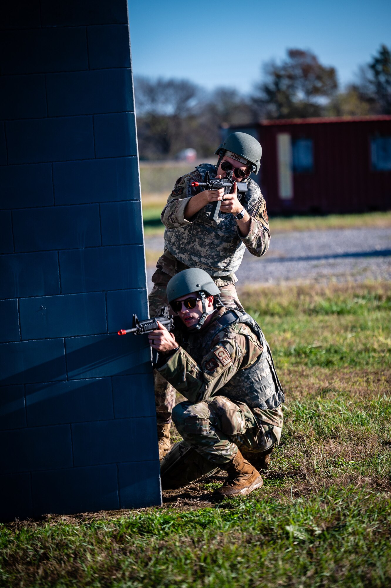 Citizen Airmen from the 932nd Airlift Wing participate in critical readiness training led by the 932nd Security Forces Squadron November 14 – 16, 2024, at Sparta Training Area, Sparta, Illinois. The training focused on preparation for a June Combat Readiness Exercise and Expeditionary Air Base certification, emphasizing "Shoot, Move, Communicate" tactics, vehicle operations, and defensive strategies. This training aligns with the Scott Initiative for Combined Operations and aims to strengthen the 932nd AW's ability to operate in contested, degraded, and operationally limited environments. (U.S. Air Force photo by Christopher Parr)