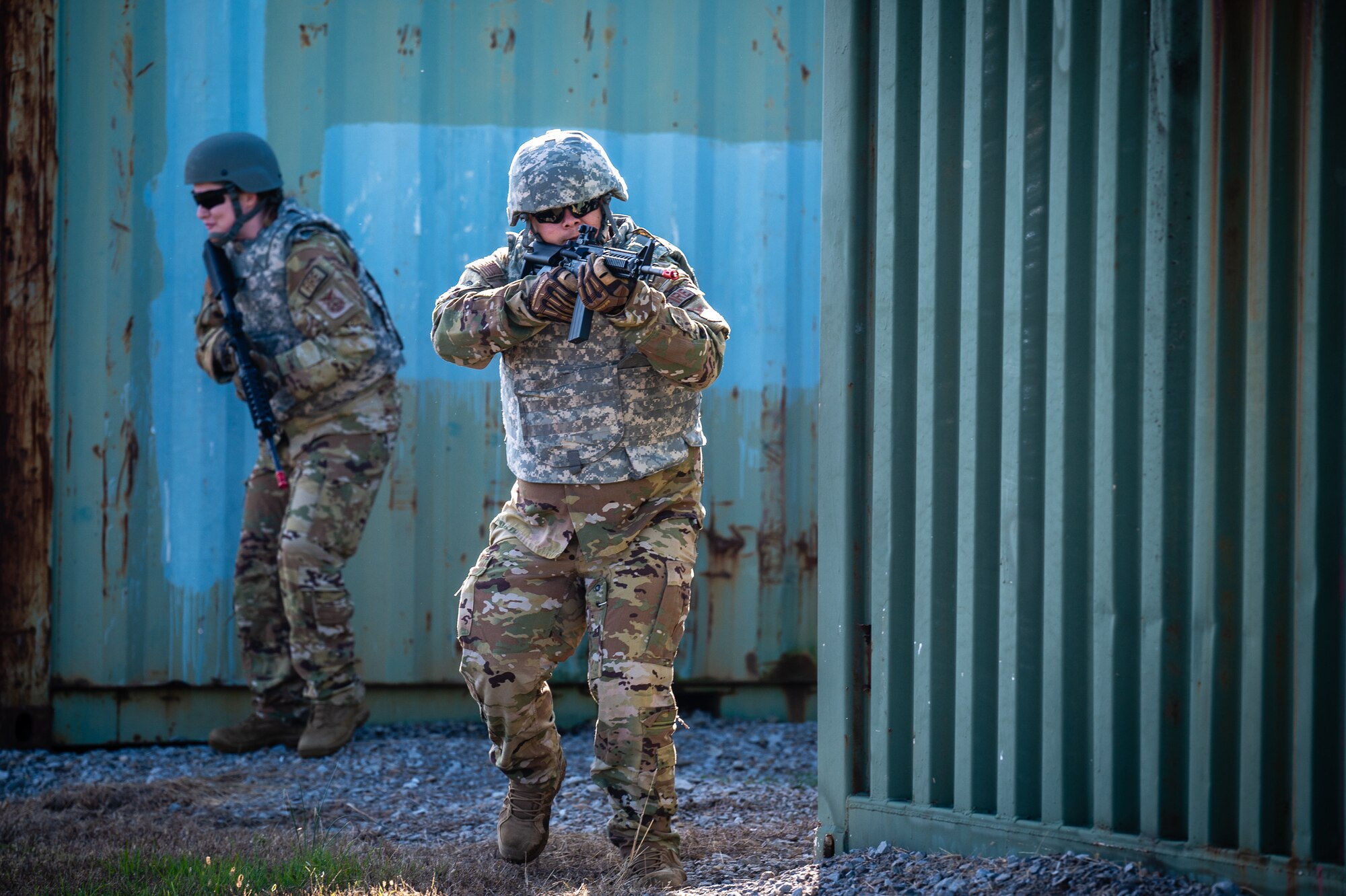 Citizen Airmen from the 932nd Airlift Wing participate in critical readiness training led by the 932nd Security Forces Squadron November 14 – 16, 2024, at Sparta Training Area, Sparta, Illinois. The training focused on preparation for a June Combat Readiness Exercise and Expeditionary Air Base certification, emphasizing "Shoot, Move, Communicate" tactics, vehicle operations, and defensive strategies. This training aligns with the Scott Initiative for Combined Operations and aims to strengthen the 932nd AW's ability to operate in contested, degraded, and operationally limited environments. (U.S. Air Force photo by Christopher Parr)