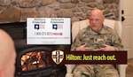 AR-MEDCOM's CSM Hilton: If you feel lonely, 'just reach out'