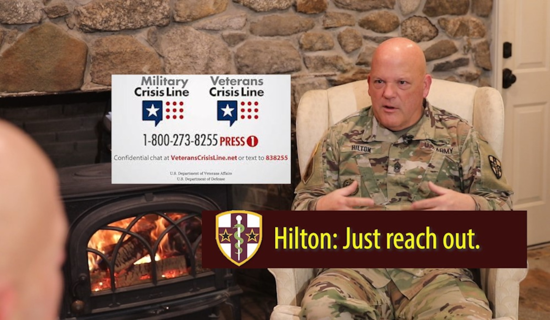 AR-MEDCOM's CSM Hilton: If you feel lonely, 'just reach out'