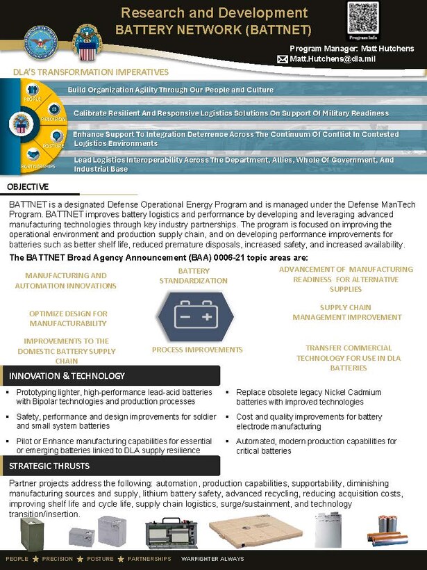 image of first page of BATTNET program