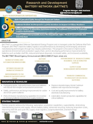 image of first page of BATTNET program