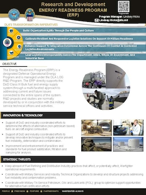 image of the first page of ERP brochure