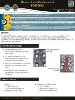 image of the first page of Forging Brochure