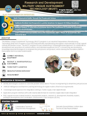 image of first page of MUST Brochure