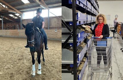 Dorena Fehlinger is a supply technician at Logistics Readiness Center Wiesbaden’s Central Issue Facility. When she’s not at the CIF working and assisting Soldiers, she said she likes being outdoors riding her horse and enjoying nature. (Courtesy photo)