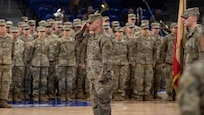 Some 300 Soldiers from the 34th Division Sustainment Brigade and the 433rd Signal Company based in Chicago’s northwest side were mobilized for a year-long mission in the Middle East on Saturday, Jan. 27, during a ceremony at the Wintrust Arena in Chicago.