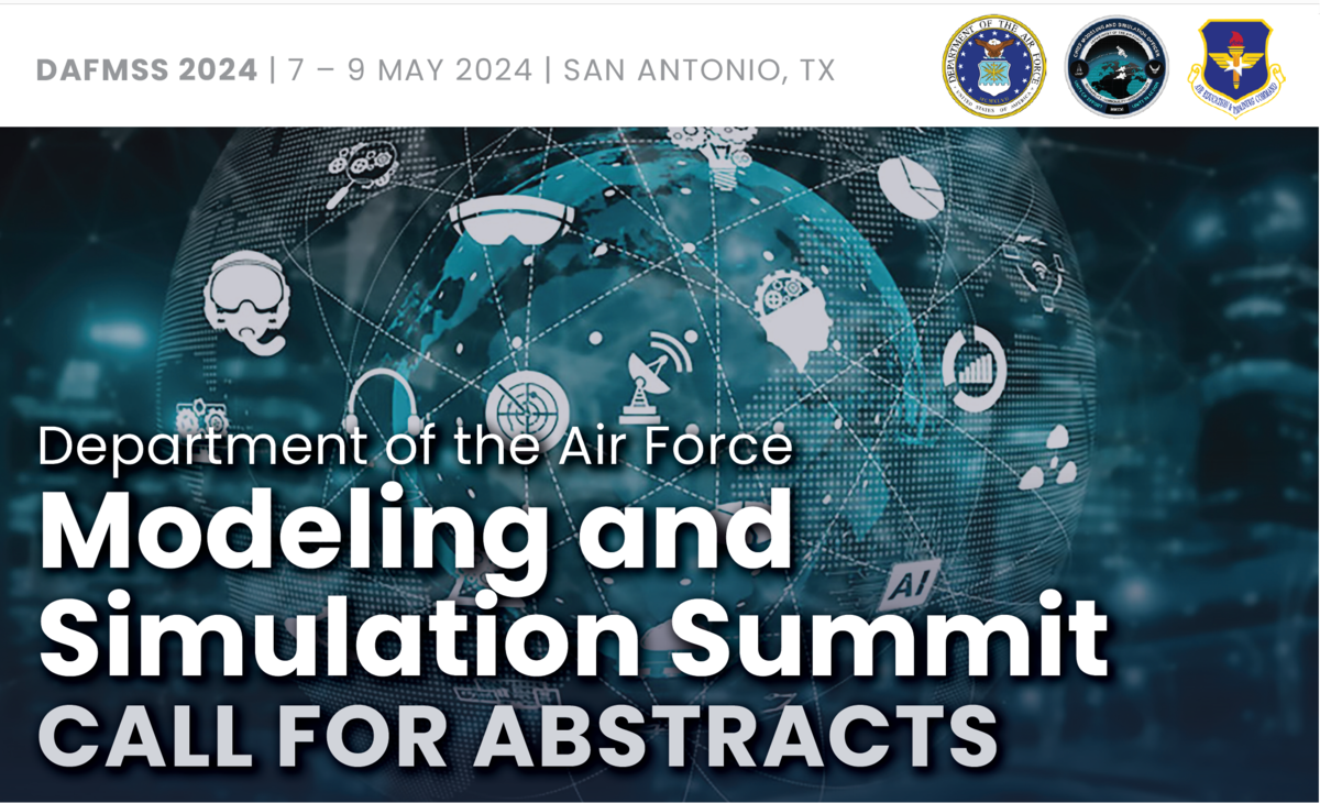 CMSO and AETC Will Host 2024 Modeling and Simulation Summit > Air Force