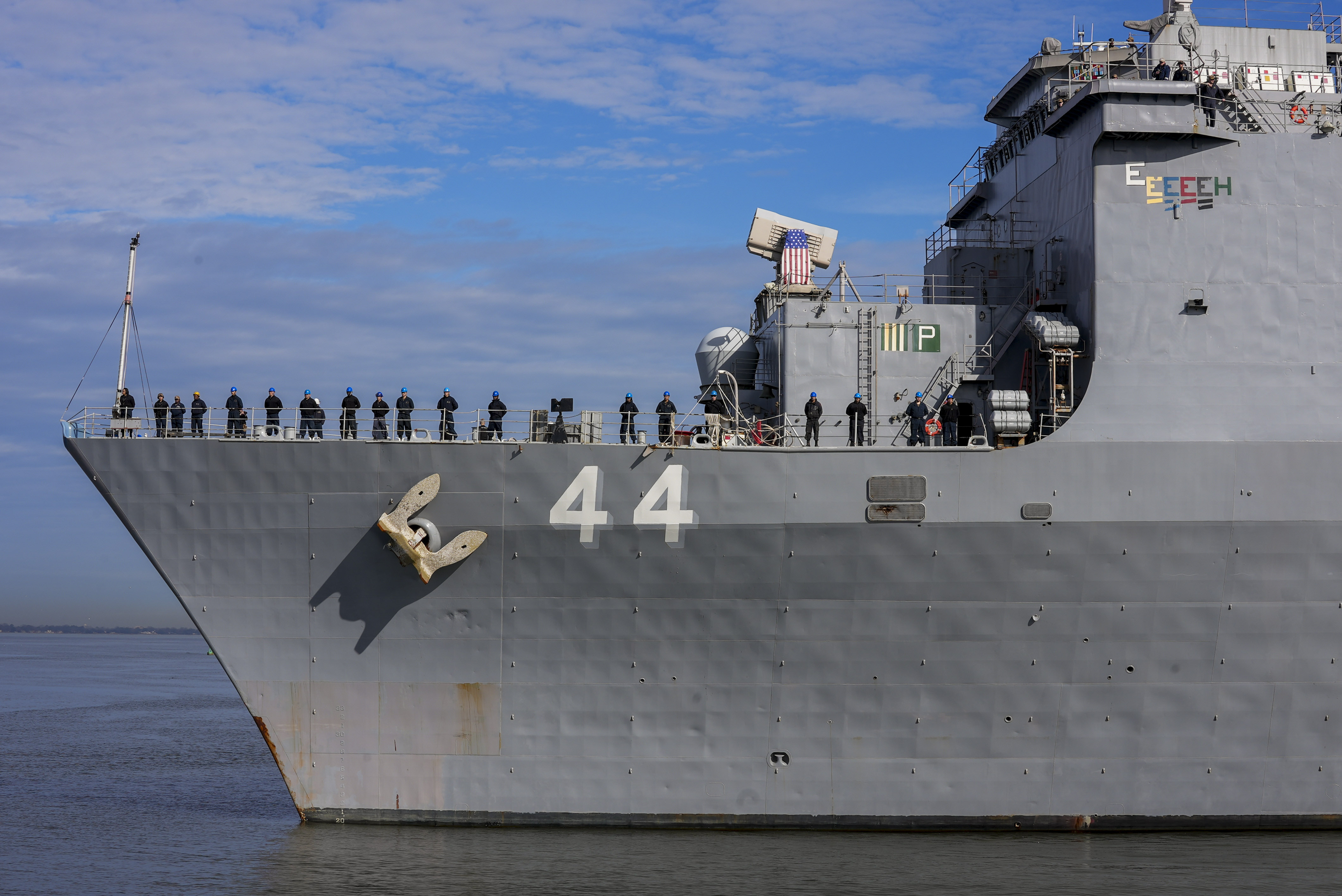 USS GUNSTON HALL DEPARTS NORFOLK FOR NATO EXERCISE, STEADFAST DEFENDER
