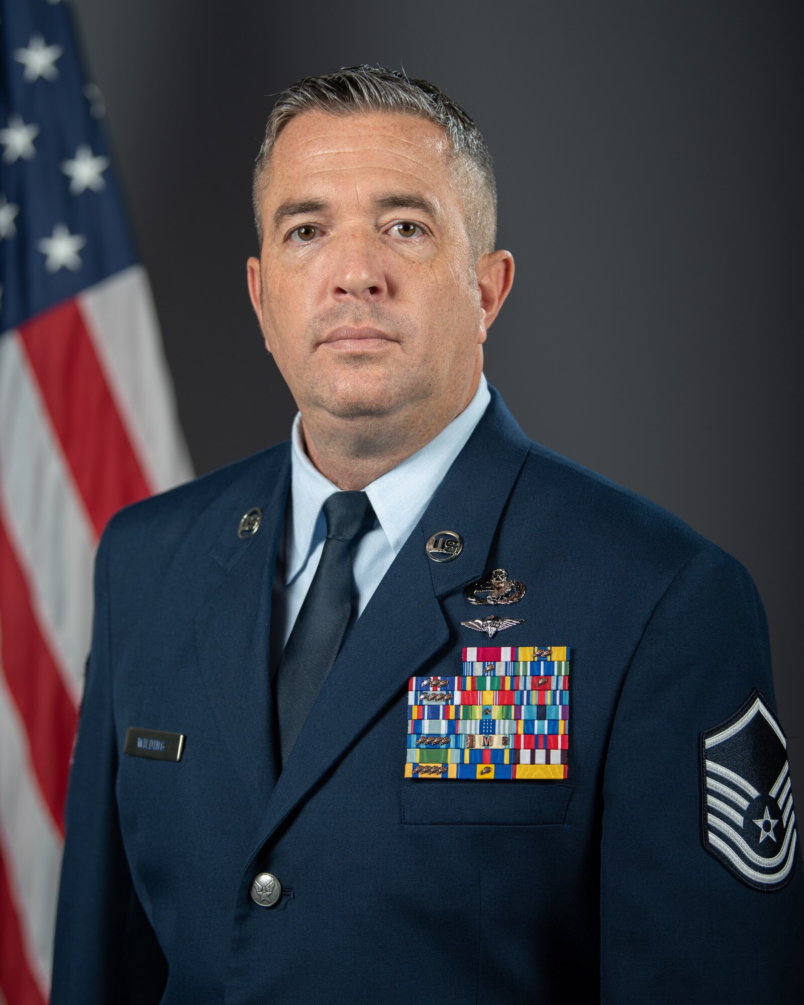 Master Sgt. Charles Wilding is the Kentucky Air National Guard’s 2023 Senior Non-Commissioned Officer of the Year. He will be honored Feb. 10, 2024, during the Airman’s Gala, to be held at the Crowne Plaza Louisville Airport Exposition Center in Louisville, Ky. (U.S. Air National Guard photo by Phil Speck)