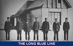3)	The all-African American Life-Saving Service crew at Pea Island. For decades, the station served as a singular success story in a service with few other examples of racial progress. (Coast Guard Collection)
