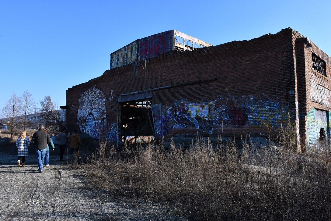 old transfer point building