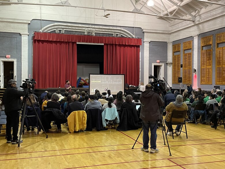 presenting to community