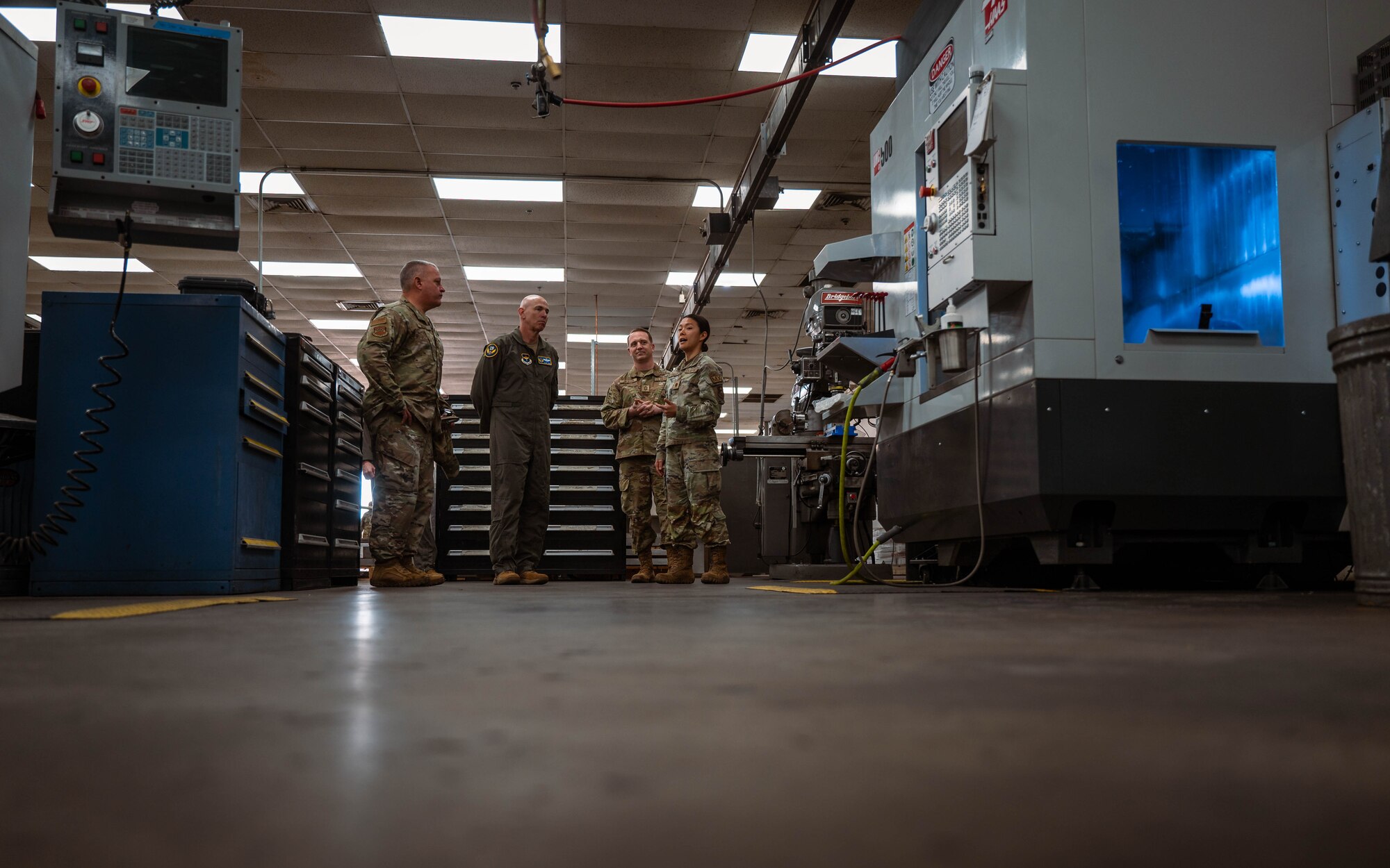 19th Air Force command team visits Luke AFB