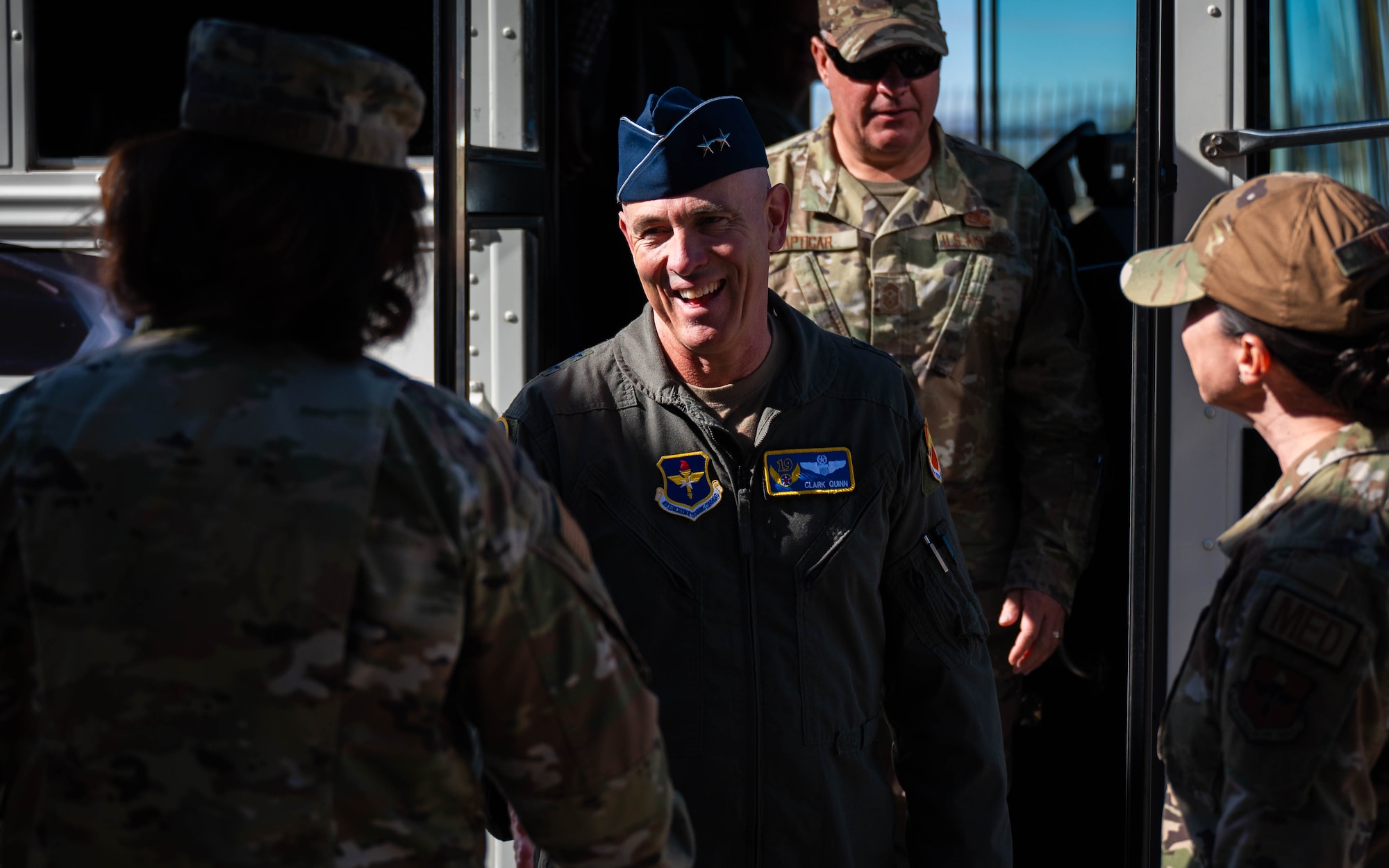 19th Air Force command team visits Luke AFB