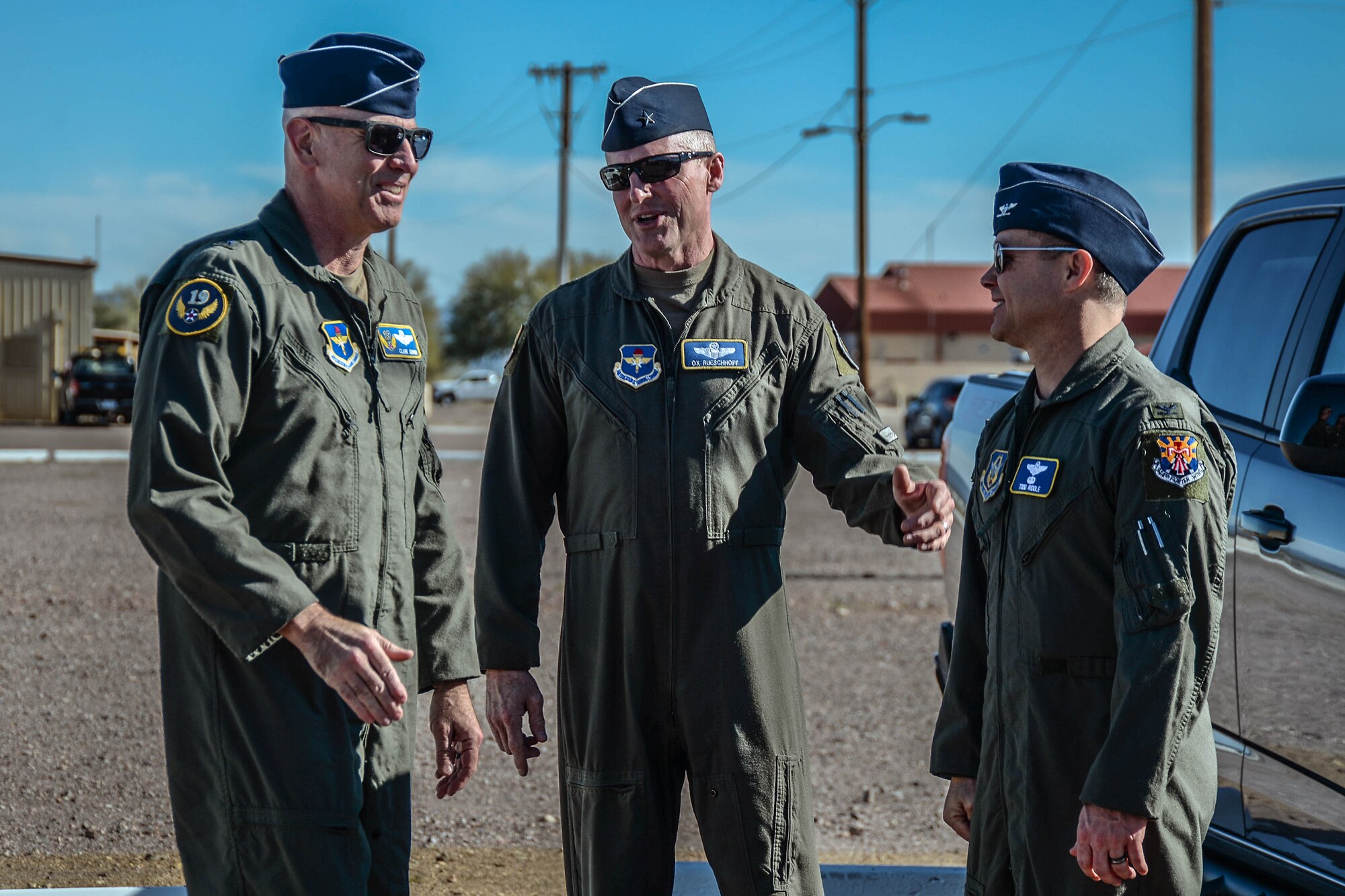 19th Air Force command team visits Luke AFB