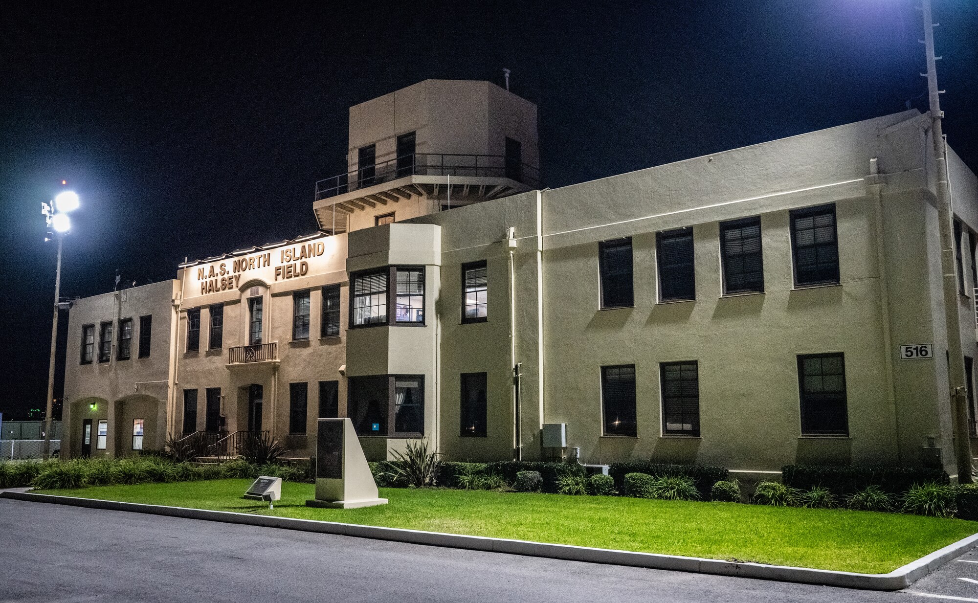 U.S. Navy personnel oversee and coordinate air operations at Building 516 at Naval Air Station North Island, California, Jan. 26, 2024.