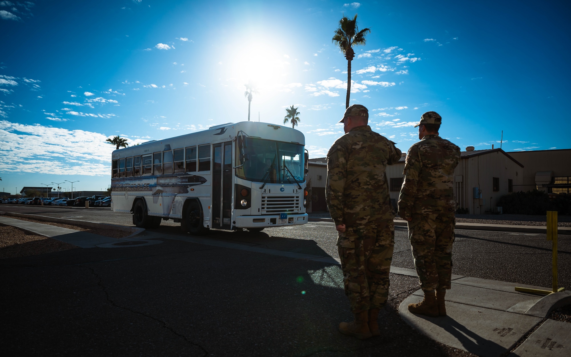 19th Air Force command team visits Luke AFB