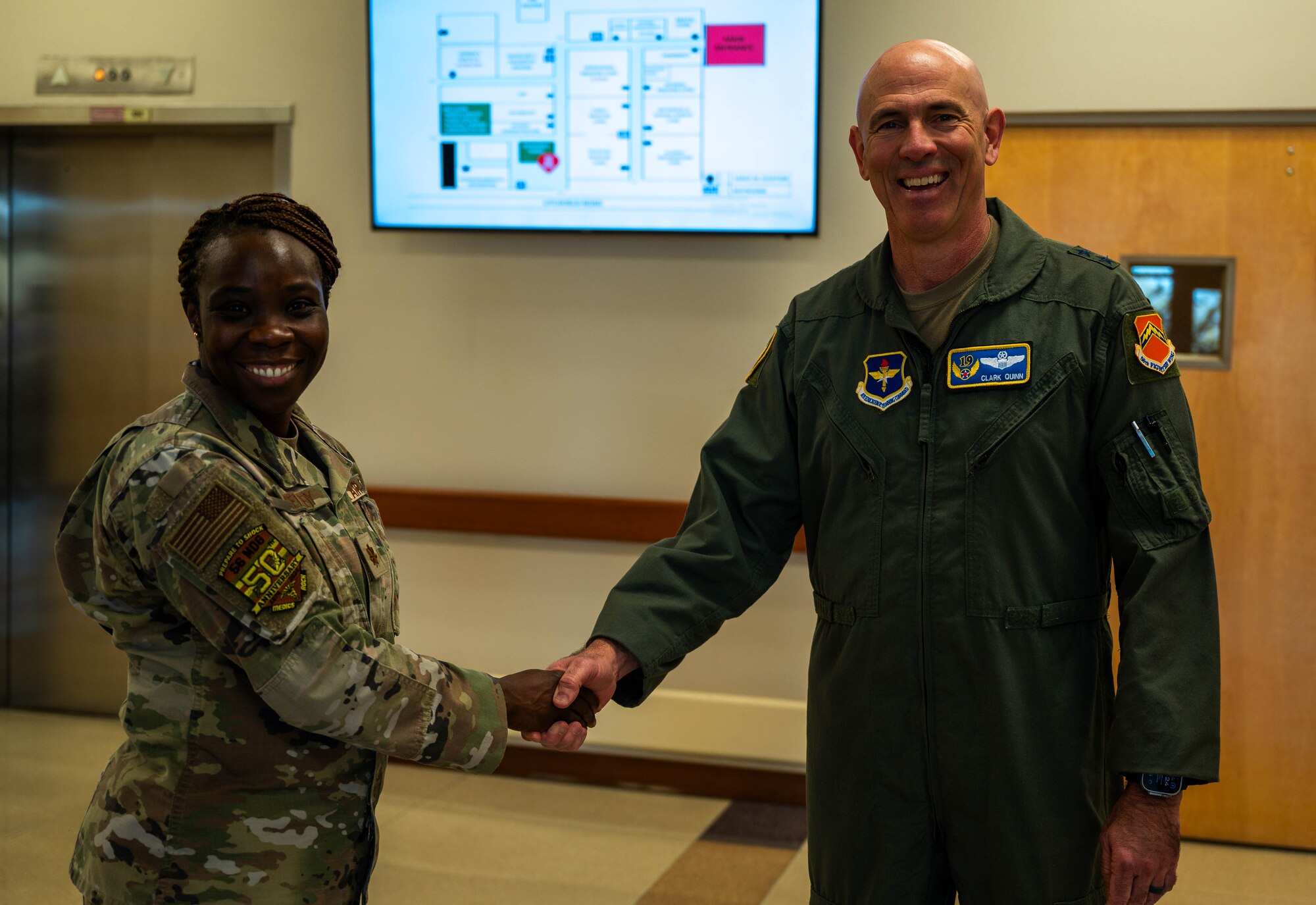 19th Air Force command team visits Luke AFB