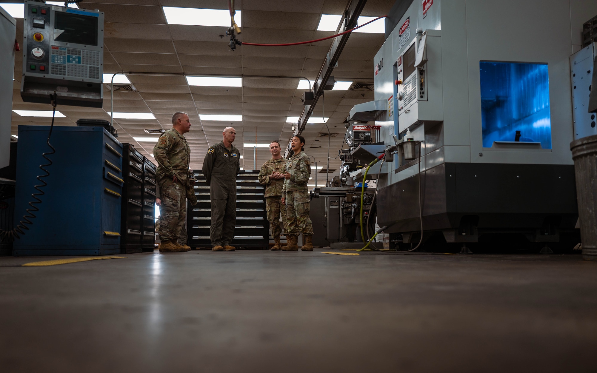 19th Air Force command team visits Luke AFB