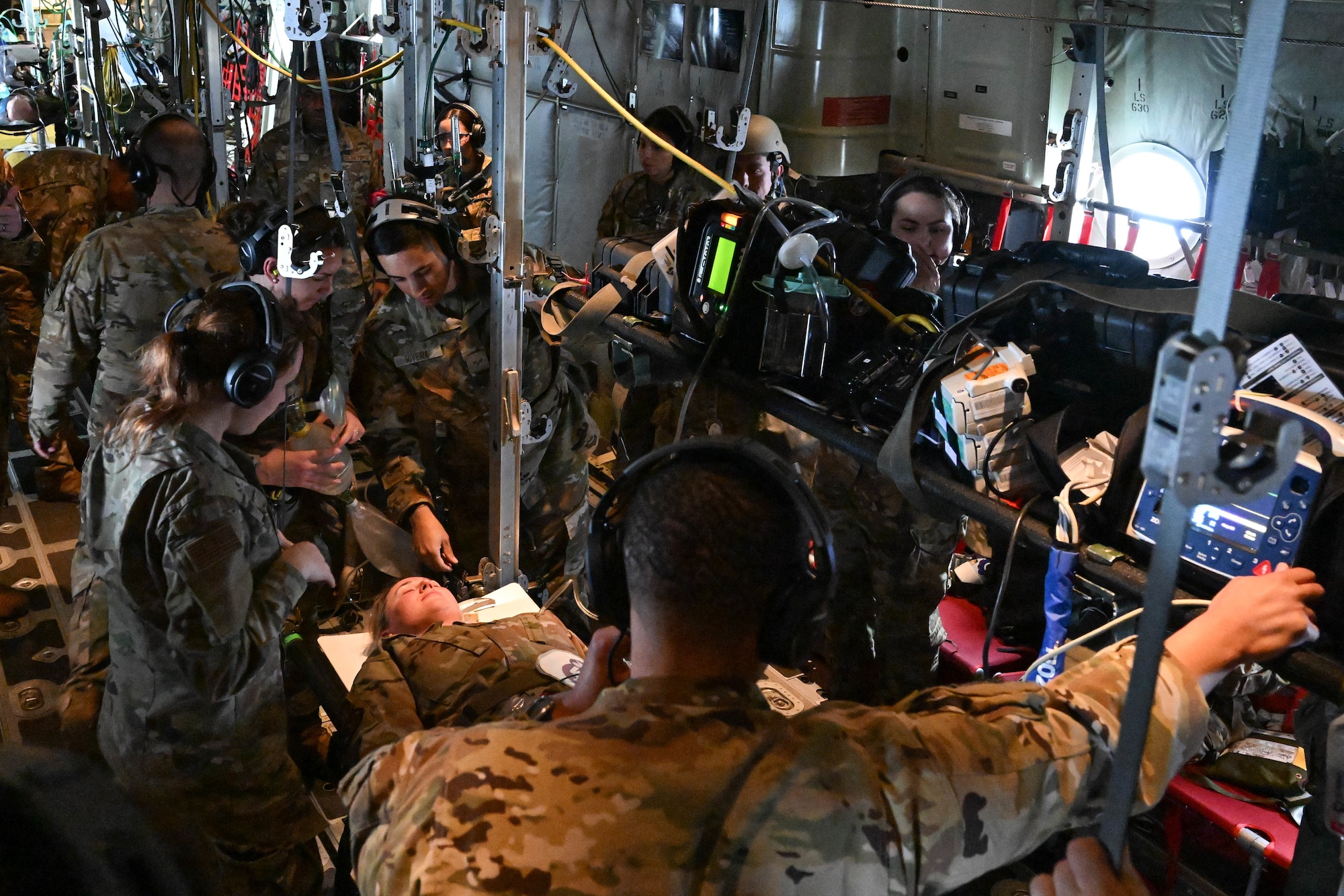 Operation AGILE Medic, a week-long exercise at Joint Base San Antonio-Camp Bullis, Texas, was a Tri-Service medical training exercise that immersed military medics in the seamless process of transporting patients from the Expeditionary Medical Support unit to the En Route Patient Staging System team, and further to Air Evacuation and Critical Care Air Transport Teams, and vice versa.