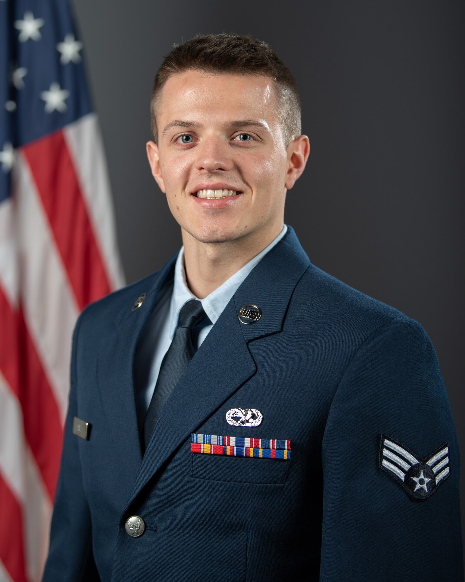 Senior Airman Ethan Hall is the Kentucky Air National Guard’s 2023 Airman of the Year. He will be honored Feb. 10, 2024, during the Airman’s Gala, to be held at the Crowne Plaza Louisville Airport Exposition Center in Louisville, Ky. (U.S. Air National Guard photo by Phil Speck)