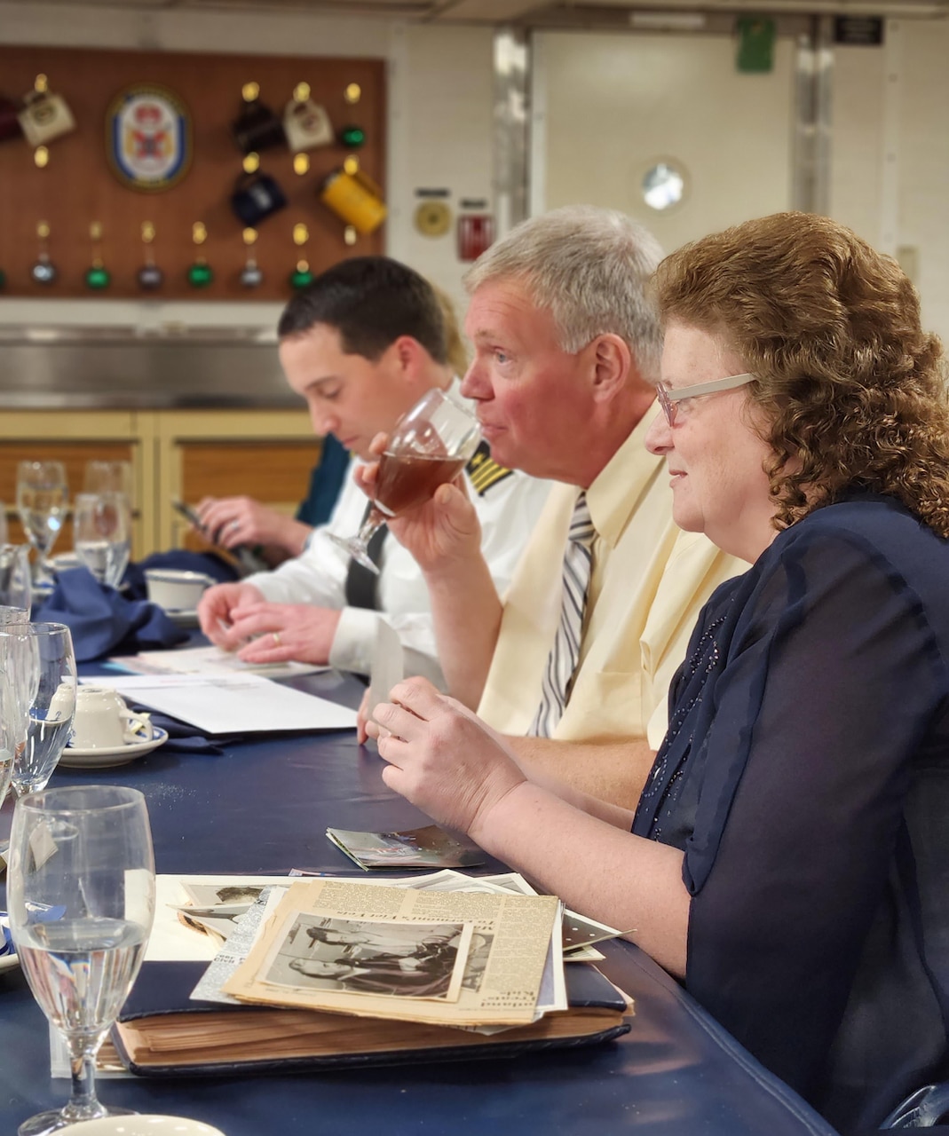 FITZGERALD FAMILY HONORED AT CEREMONY ABOARD THE HISTORIC DESTROYER