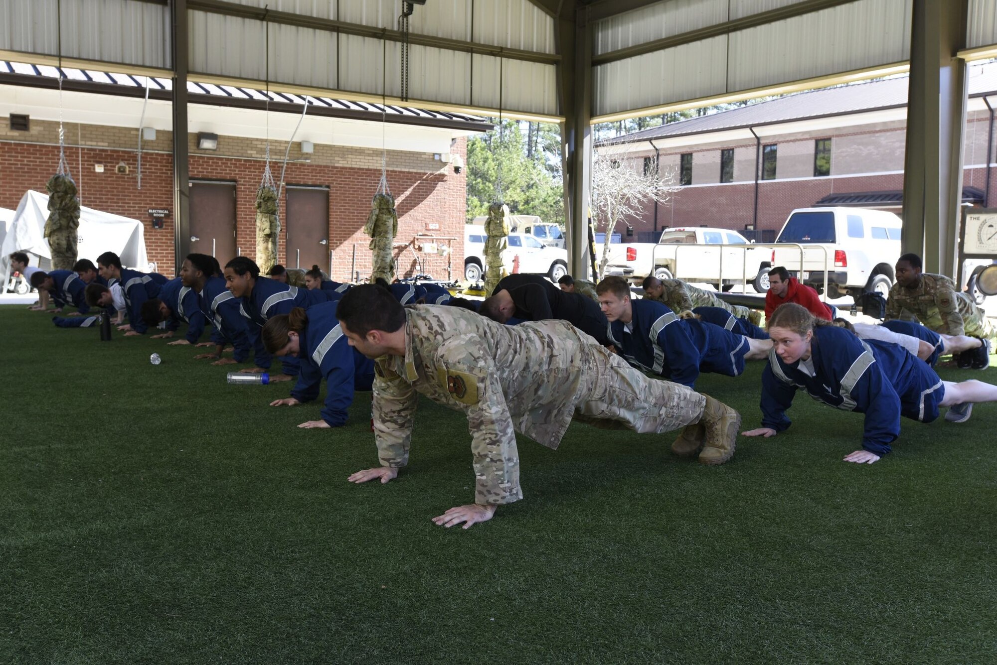 ROTC cadets visit military installation